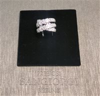 Anello Sangiorgi Preziosi Donna in Oro bianco Diamante 153040-14